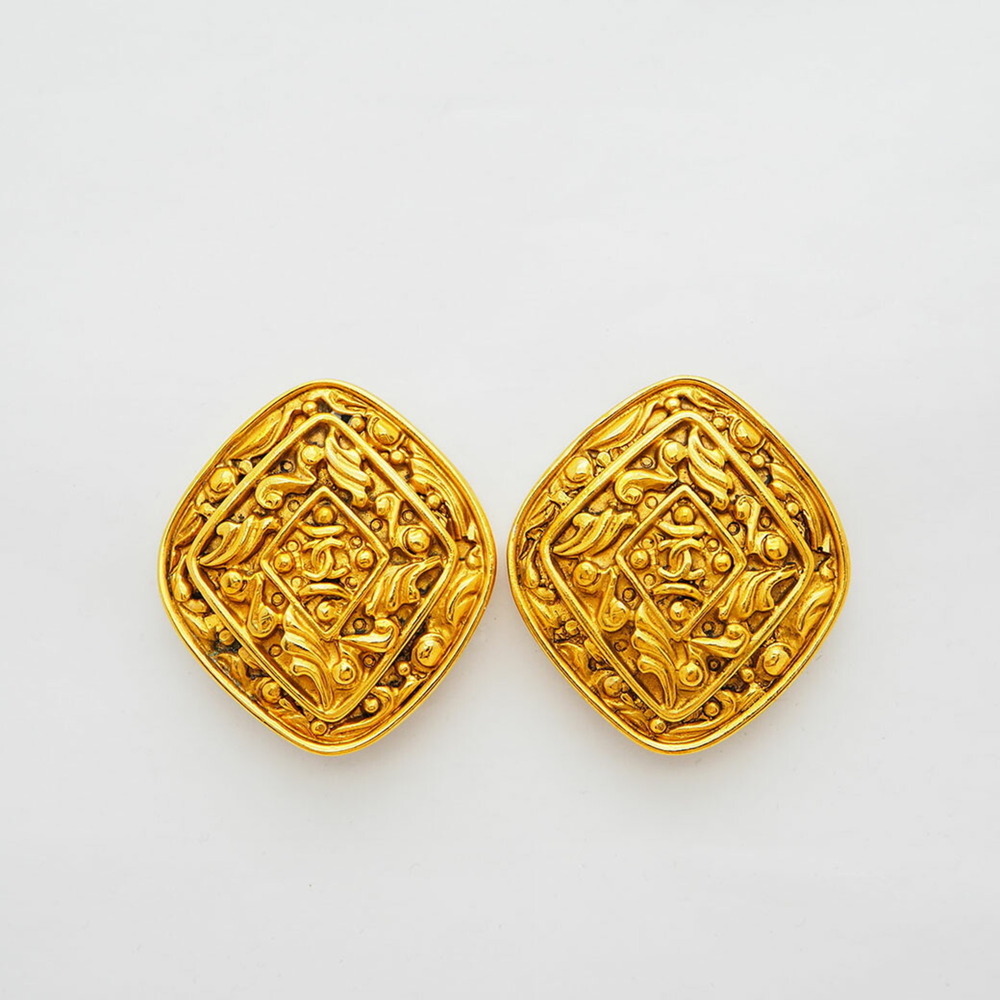 CHANEL Authentic Gold Earrings